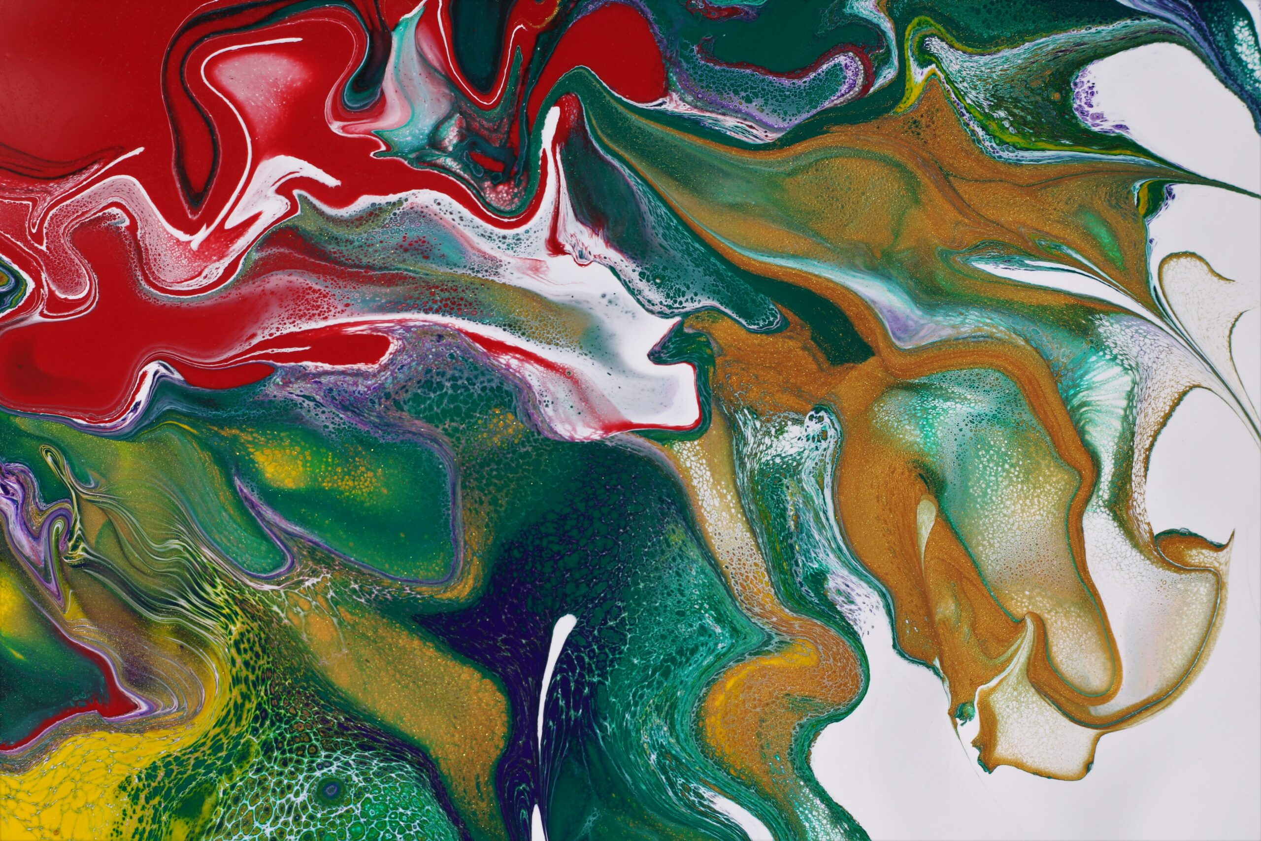 Definition Of Acrylic Paint Pouring